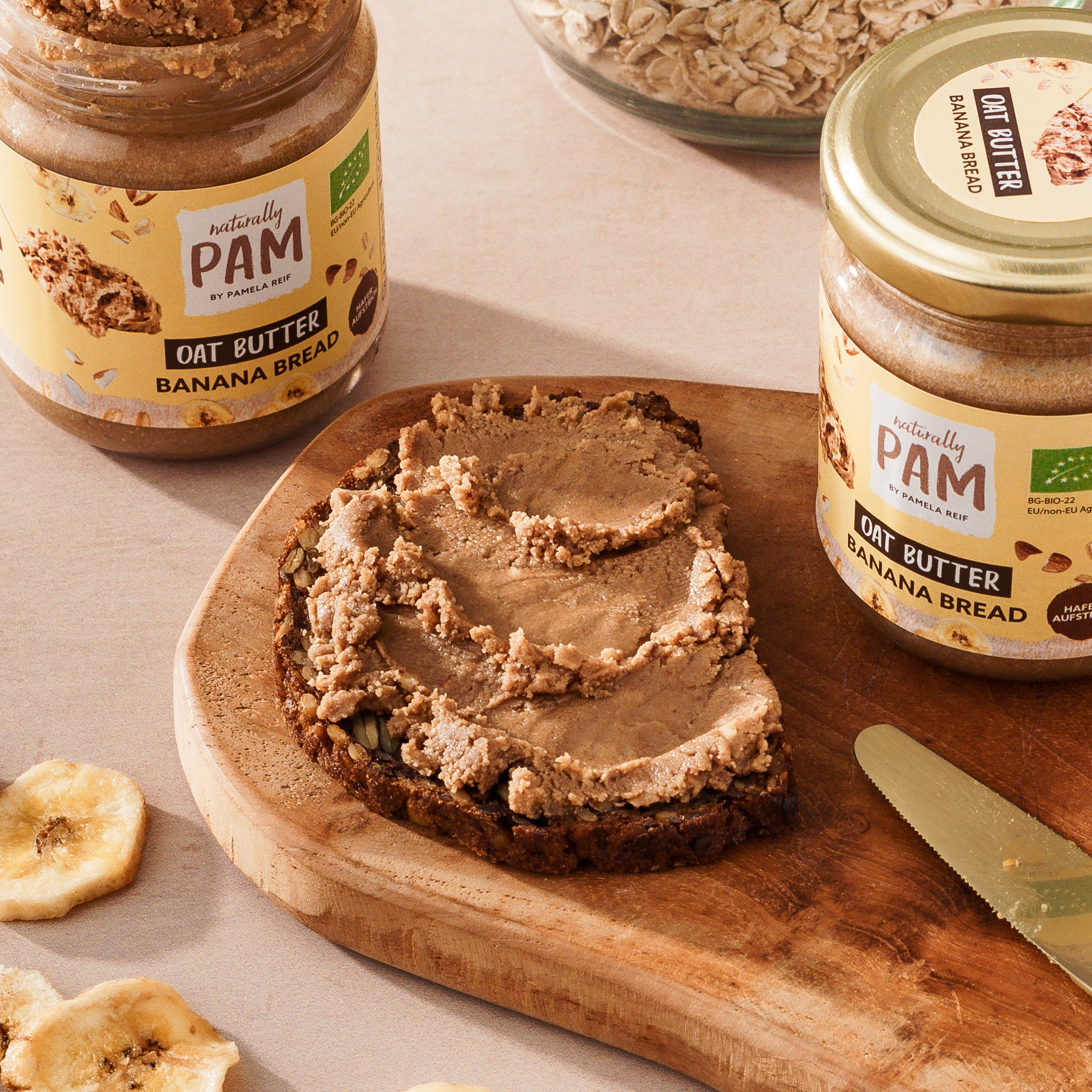 Naturally Pam Oat Butter Banana Bread