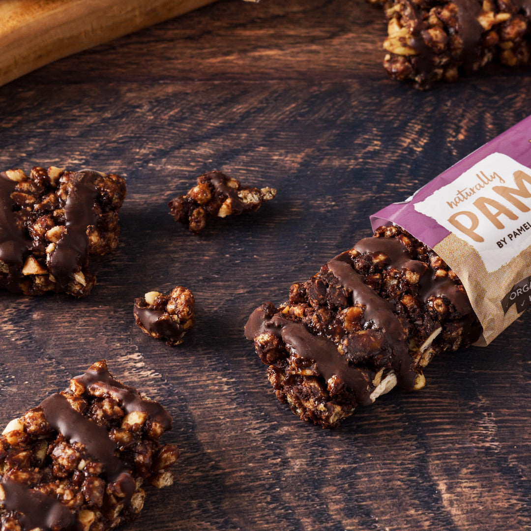 Naturally Pam Crunchy Protein Bar Chocolate Crisp