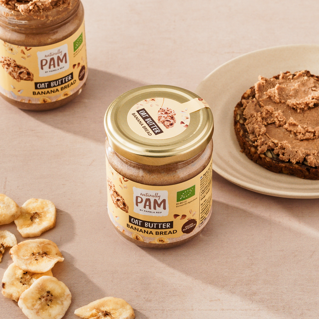 Naturally Pam Oat Butter Banana Bread