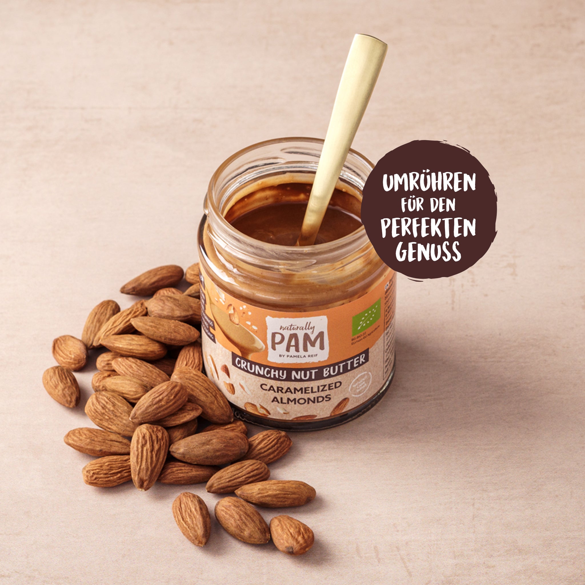 Naturally Pam Nut Butter Caramelized Almonds