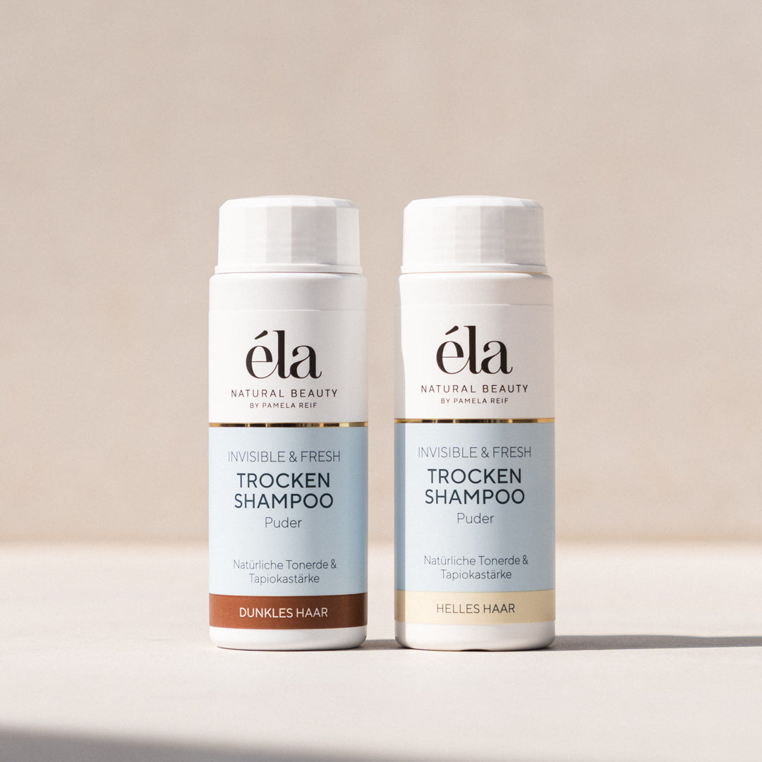 éla Natural Beauty Trockenshampoo Puder Dunkles Haar