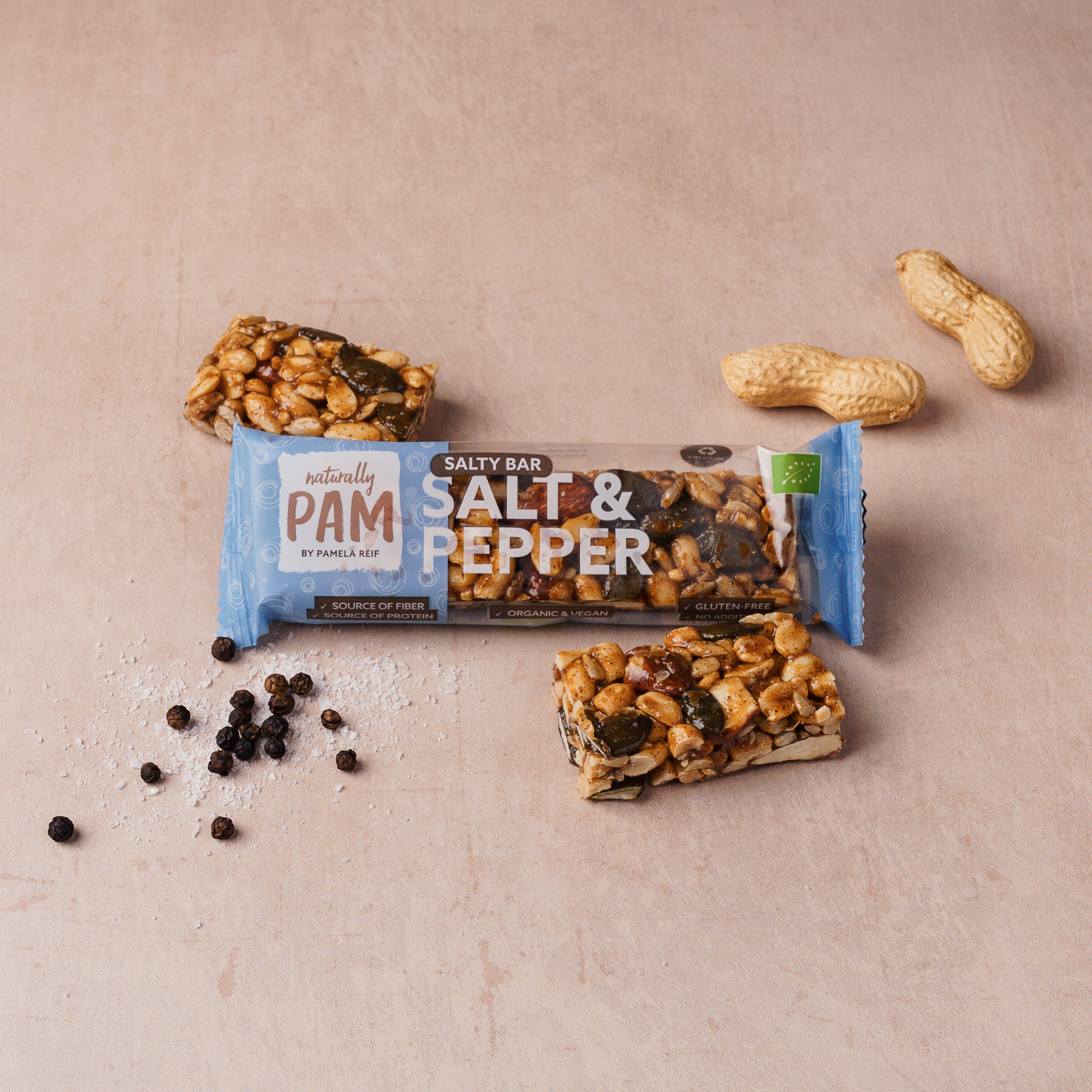 Naturally Pam Salty Bar Salt & Pepper