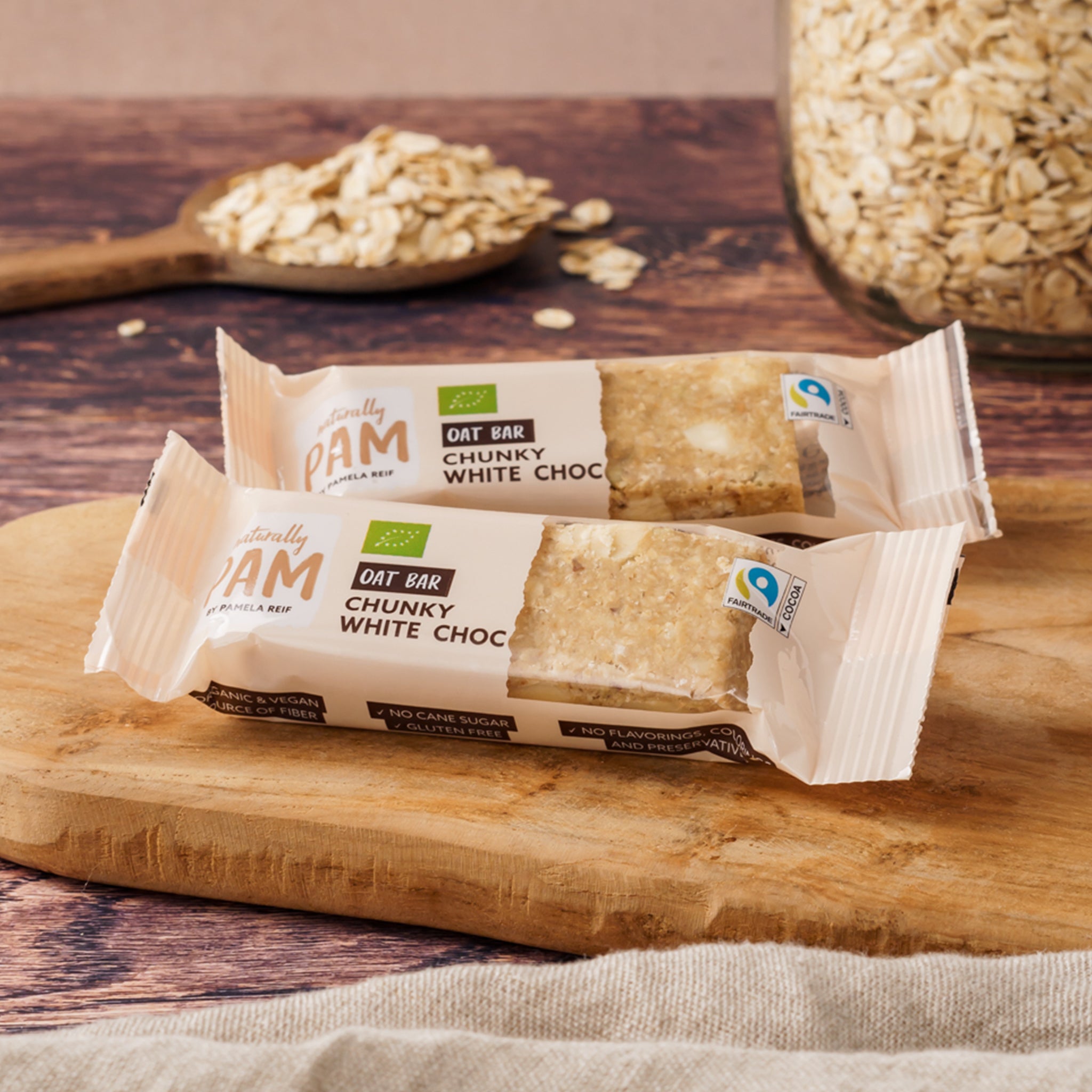 Naturally Pam Oat Bar Chunky White Choc