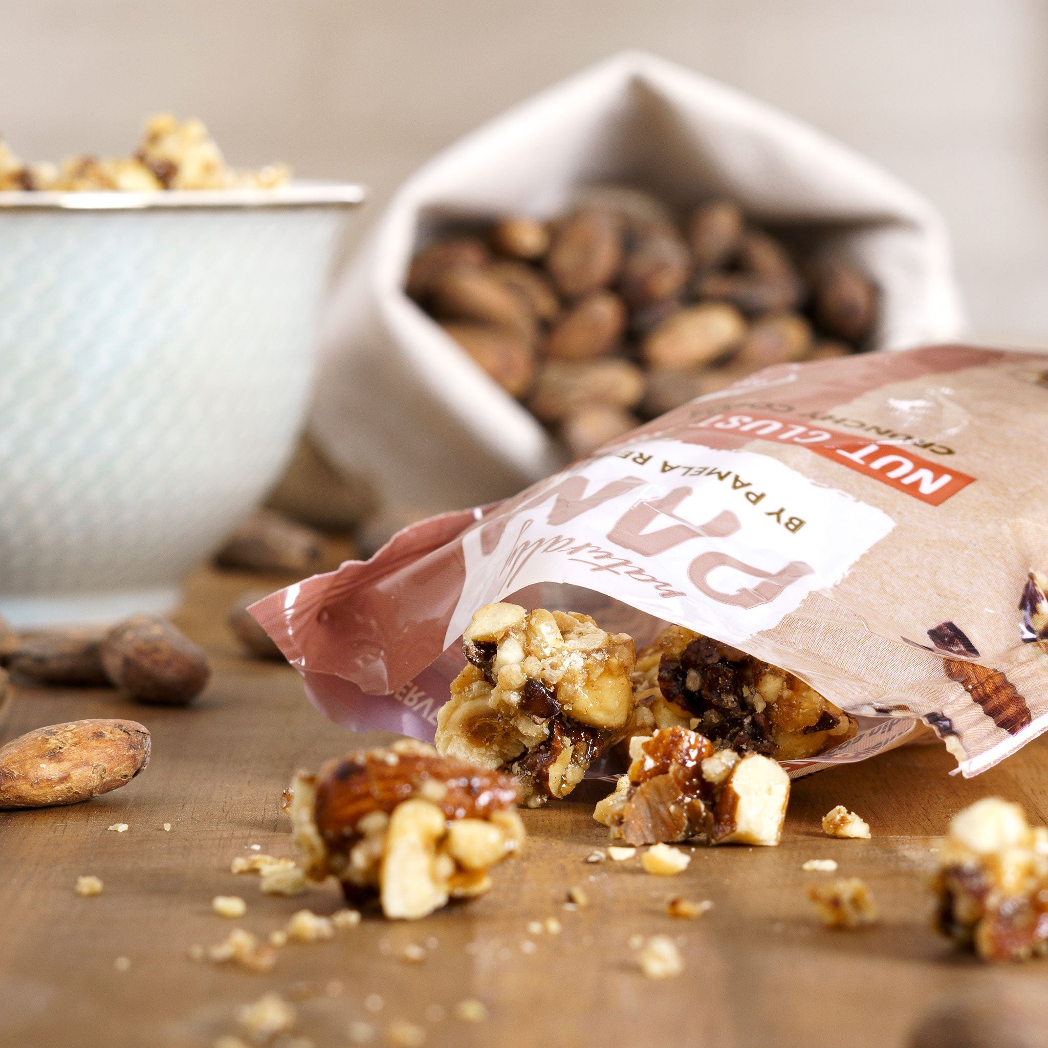 Naturally Pam Nut Clusters Crunchy Cocoa