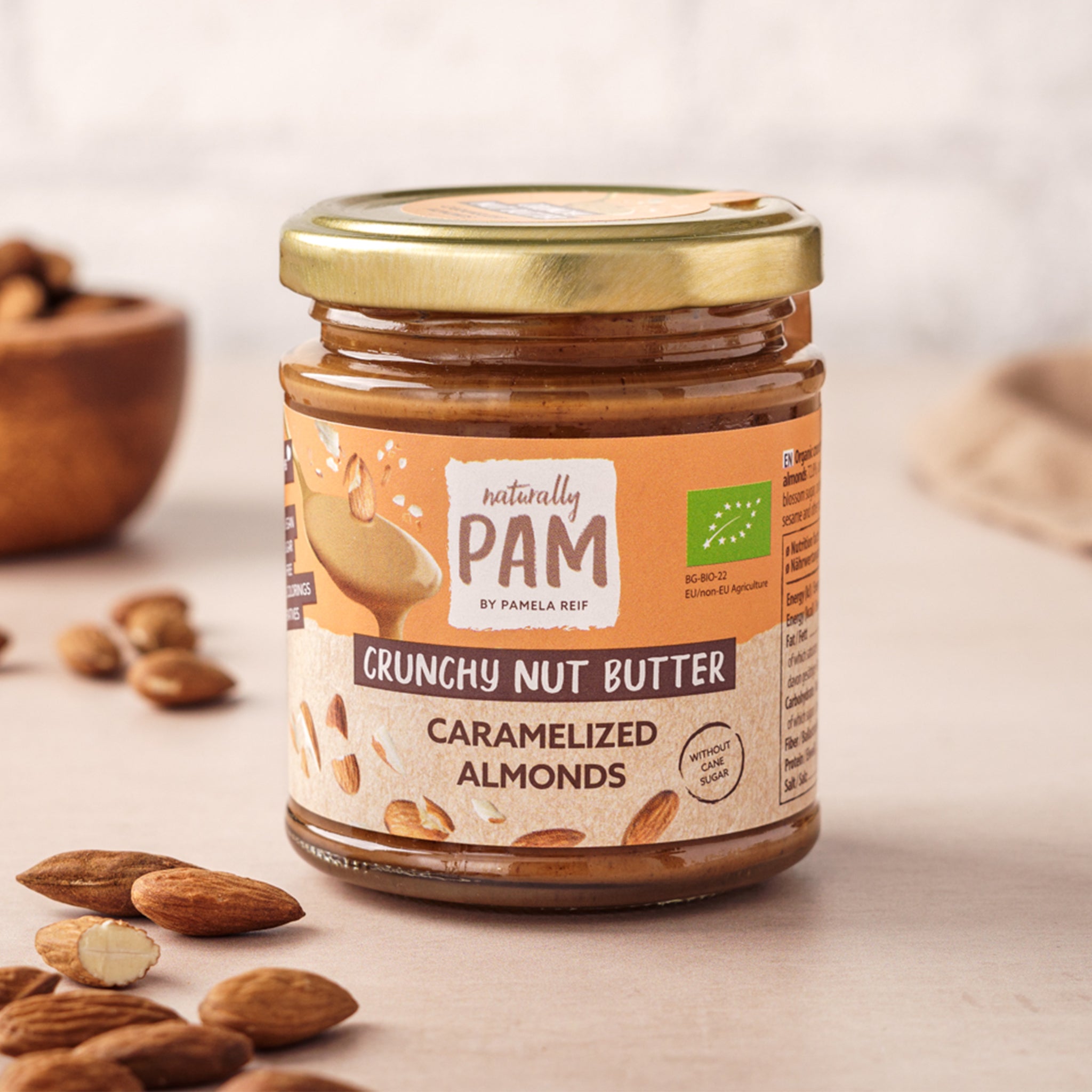 Naturally Pam Nut Butter Caramelized Almonds