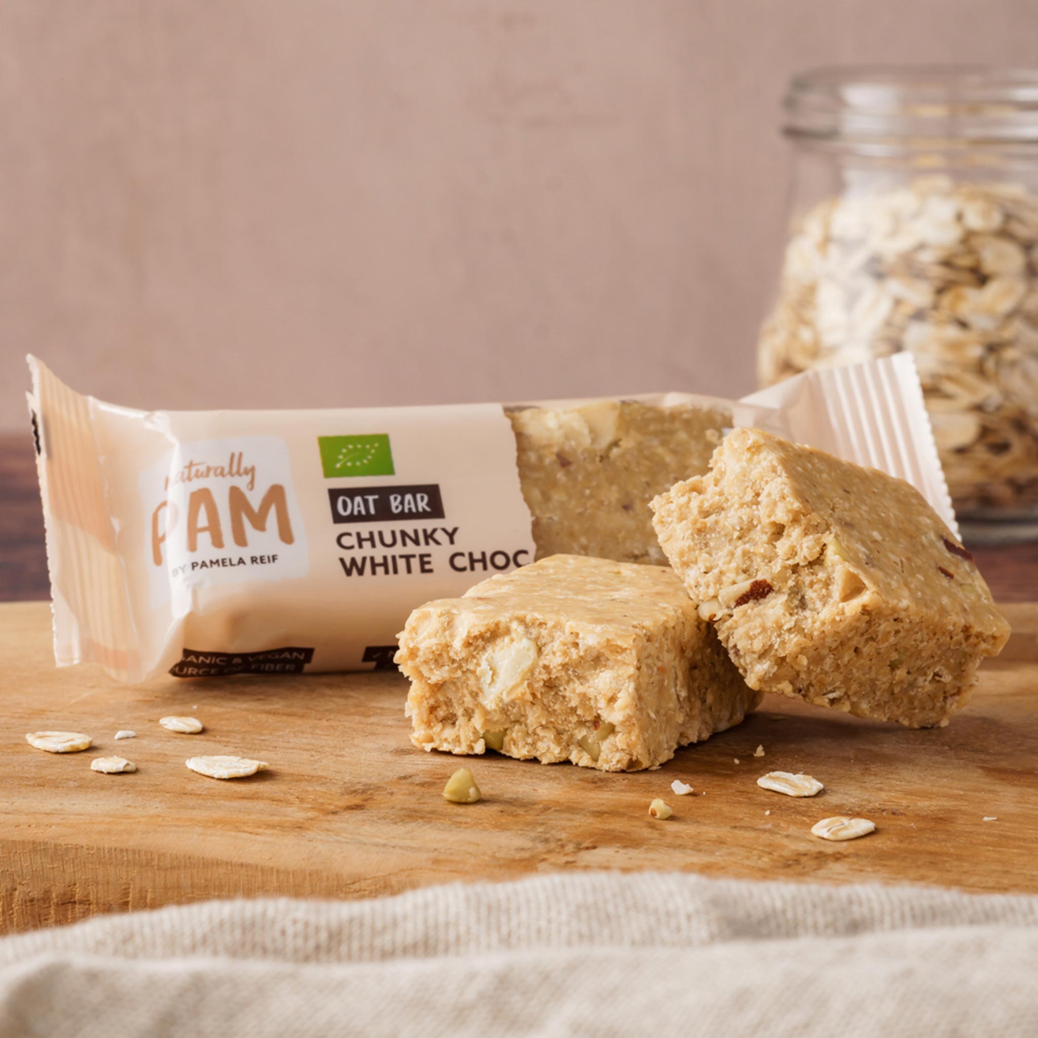 Naturally Pam Oat Bar Chunky White Choc