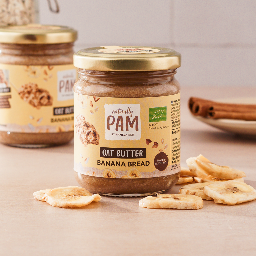 Naturally Pam Oat Butter Banana Bread