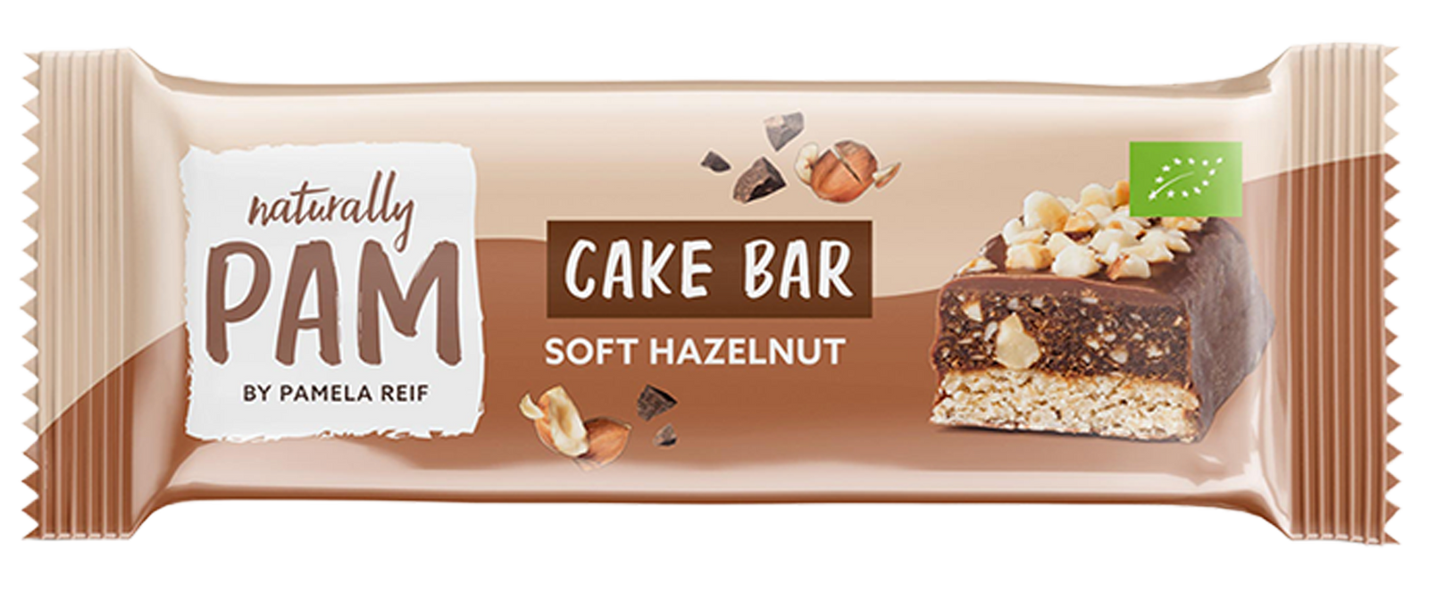 Naturally Pam Cake Bar Soft Hazelnut - Verpackung