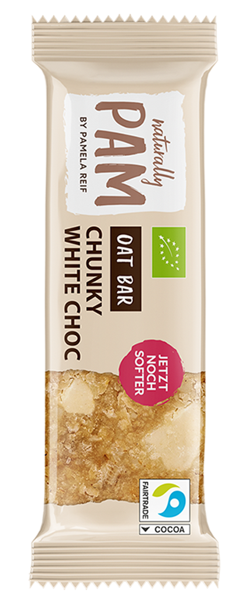 Naturally Pam Oat Bar Chunky White Choc - Verpackung