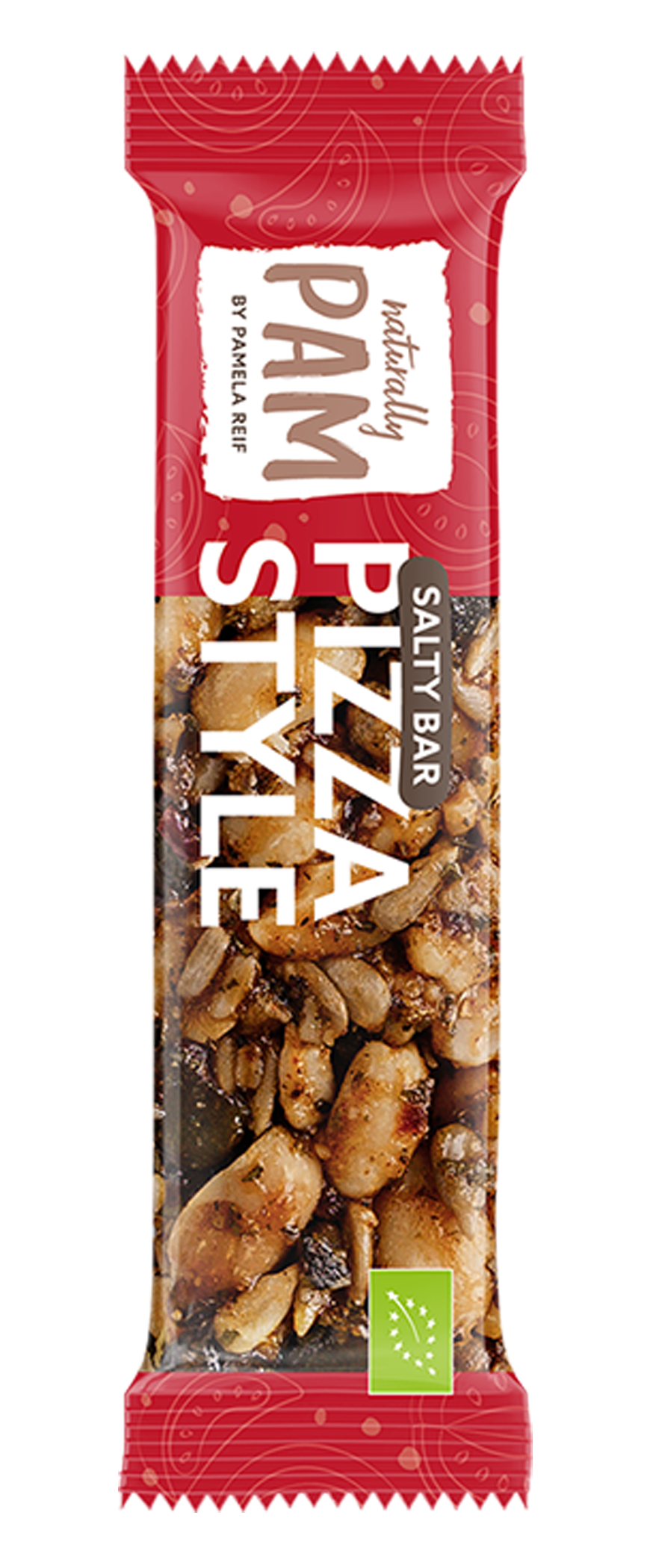 Naturally Pam Salty Bar Pizza Style - Verpackung