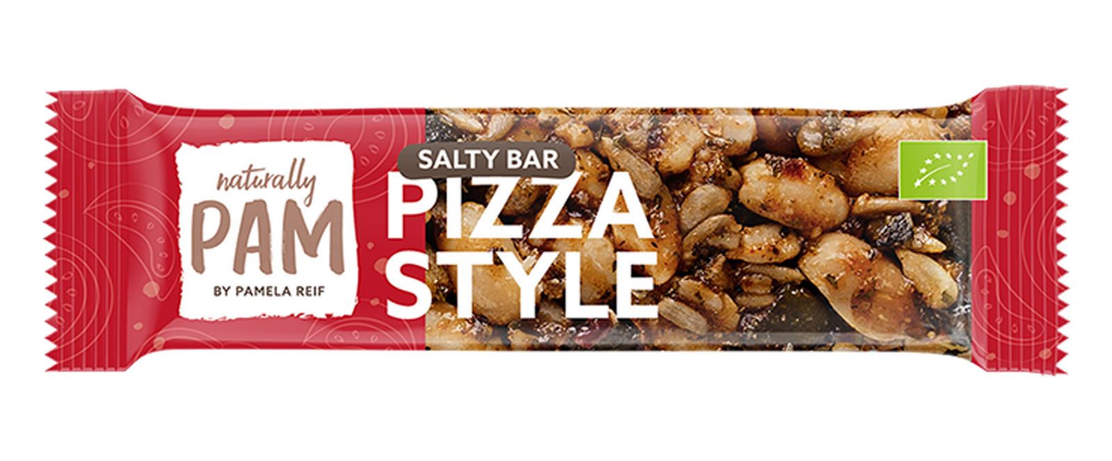 Naturally Pam Salty Bar Pizza Style - Verpackung