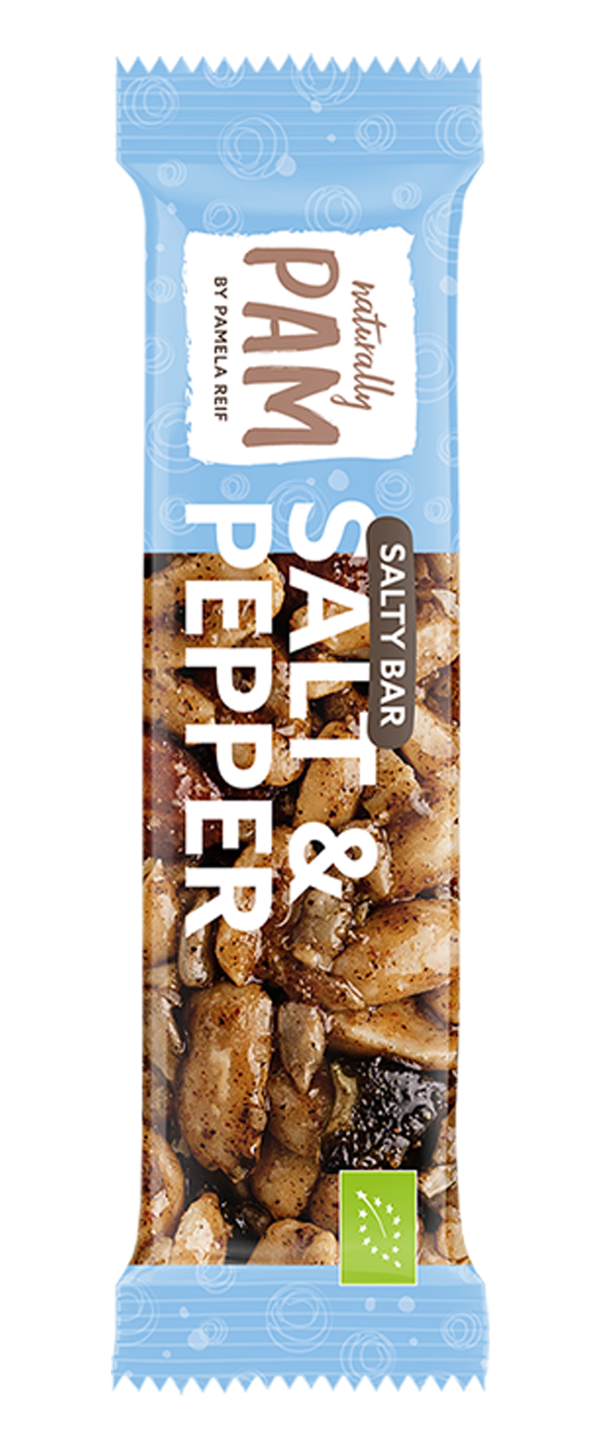 Naturally Pam Salty Bar Salt & Pepper - Verpackung