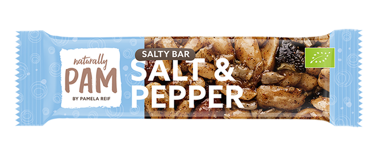 Naturally Pam Salty Bar Salt & Pepper - Verpackung