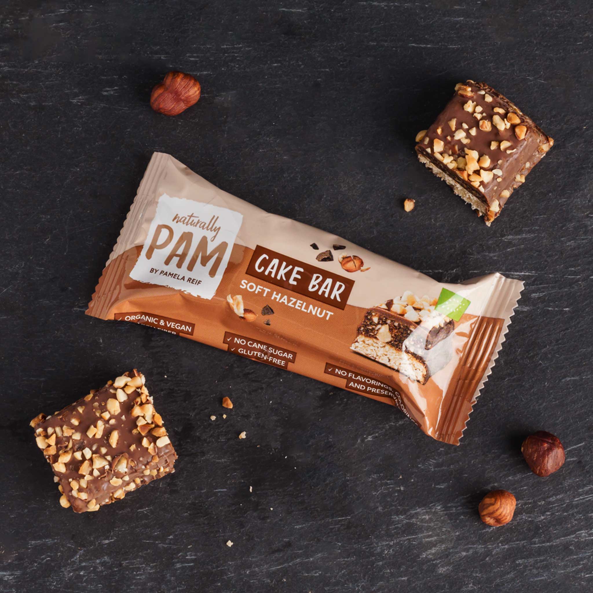 Naturally Pam Cake Bar Soft Hazelnut