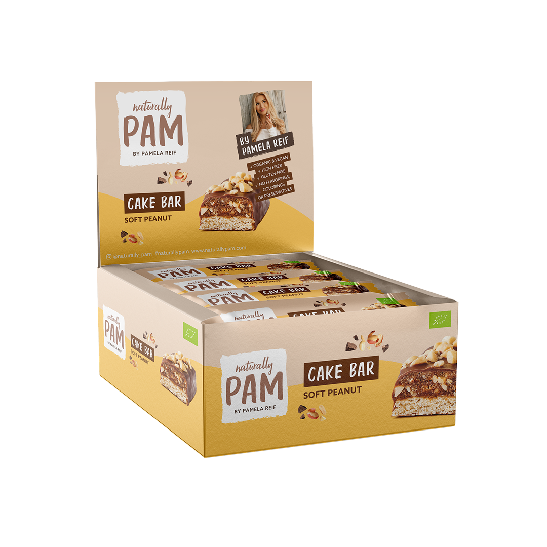Naturally Pam Cake Bar Soft Peanut