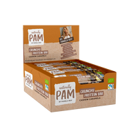 Naturally Pam Crunchy Protein Bar Cashew Caramela