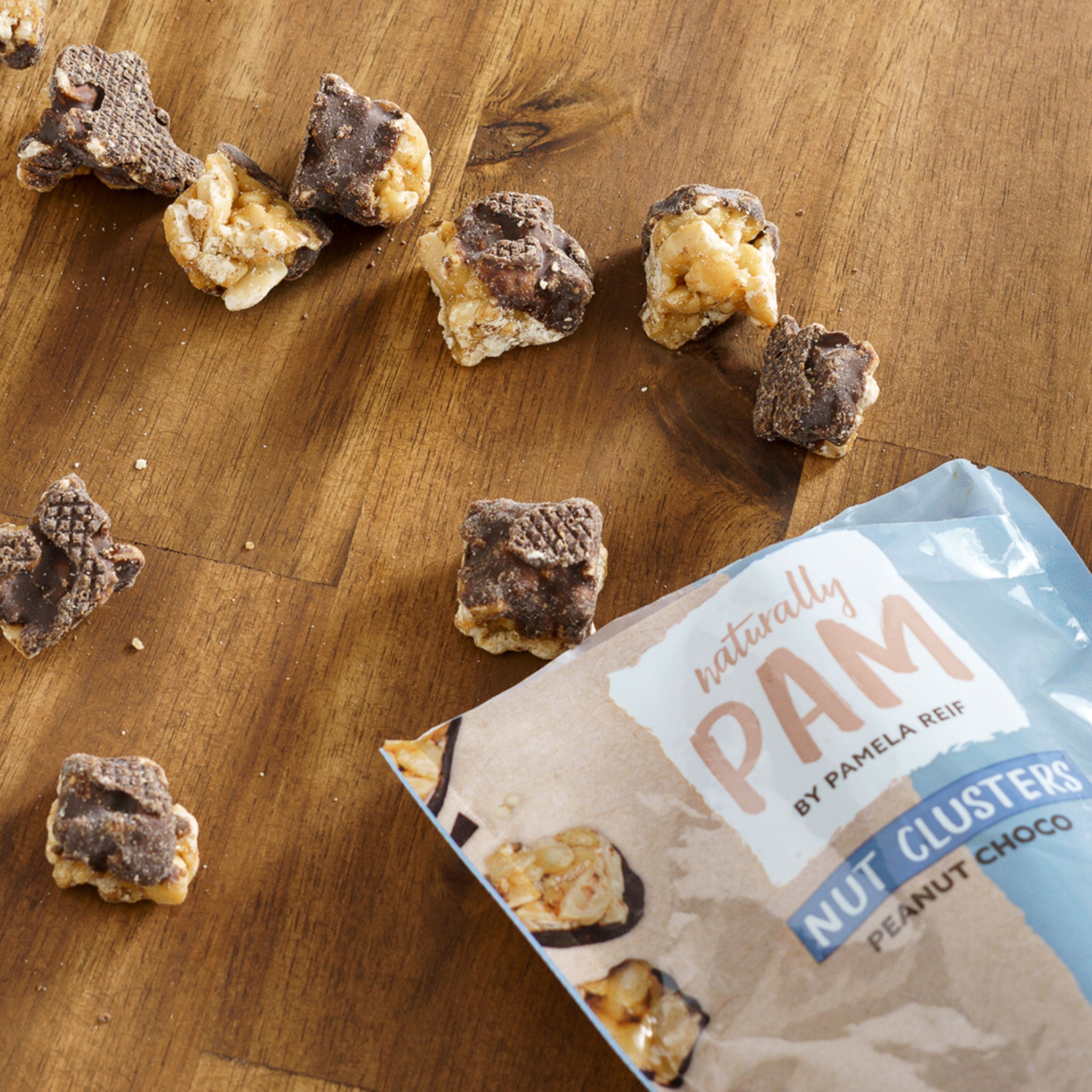 Naturally Pam Nut Clusters Peanut Choco