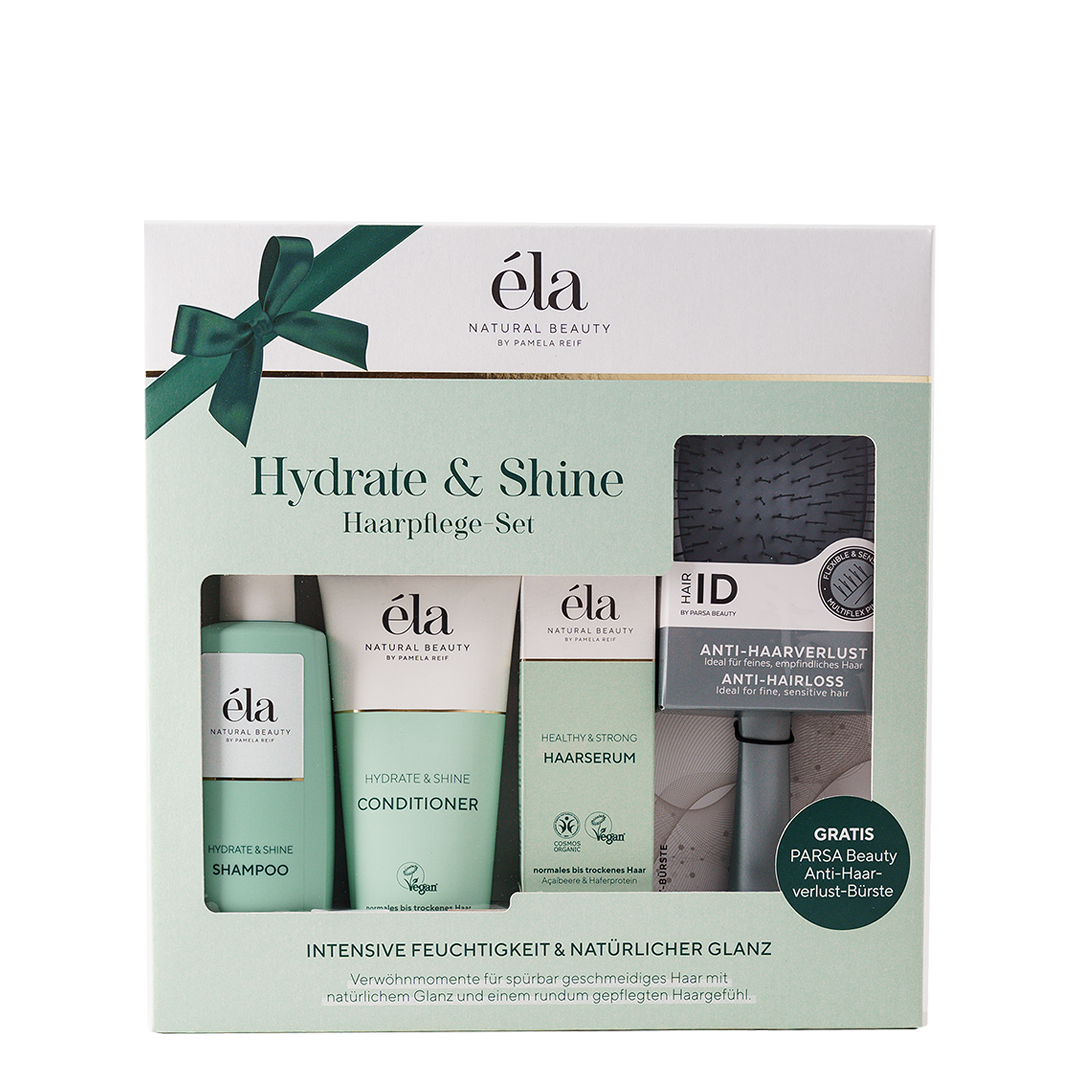 éla Natural Beauty Hydrate & Shine Haarpflege-Set
