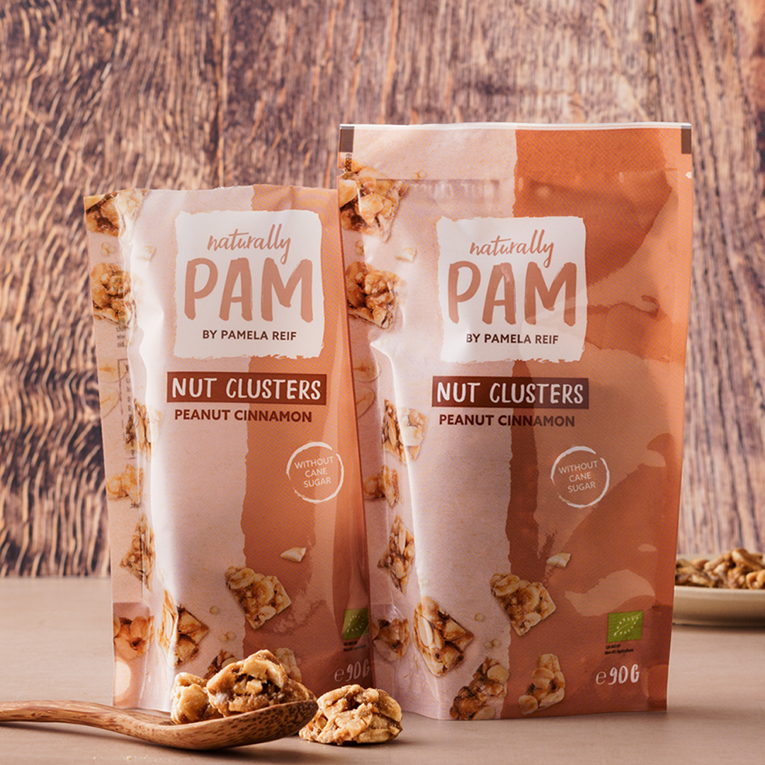 Naturally Pam Nut Clusters Peanut Cinnamon