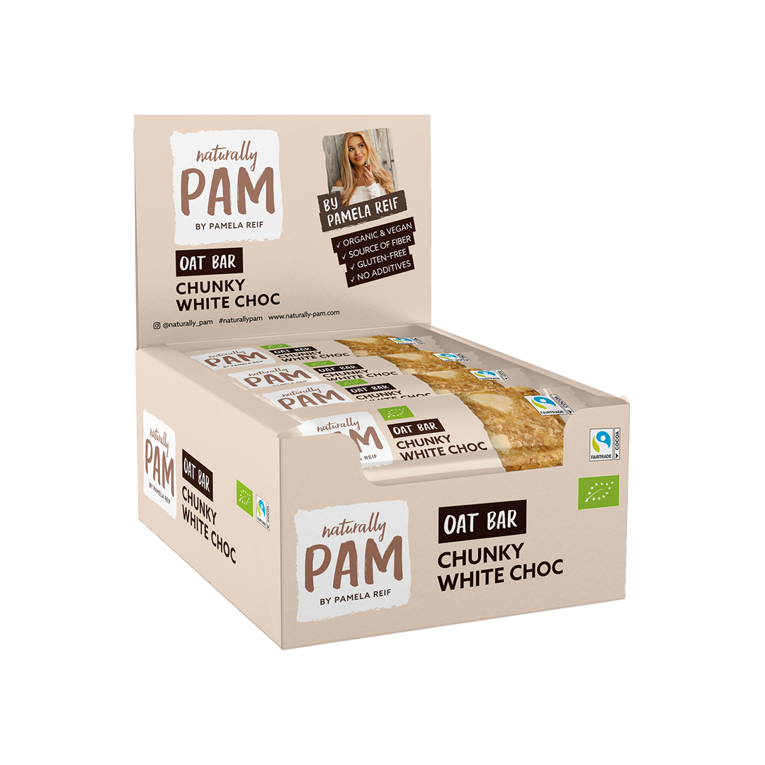 Naturally Pam Oat Bar Chunky White Choc