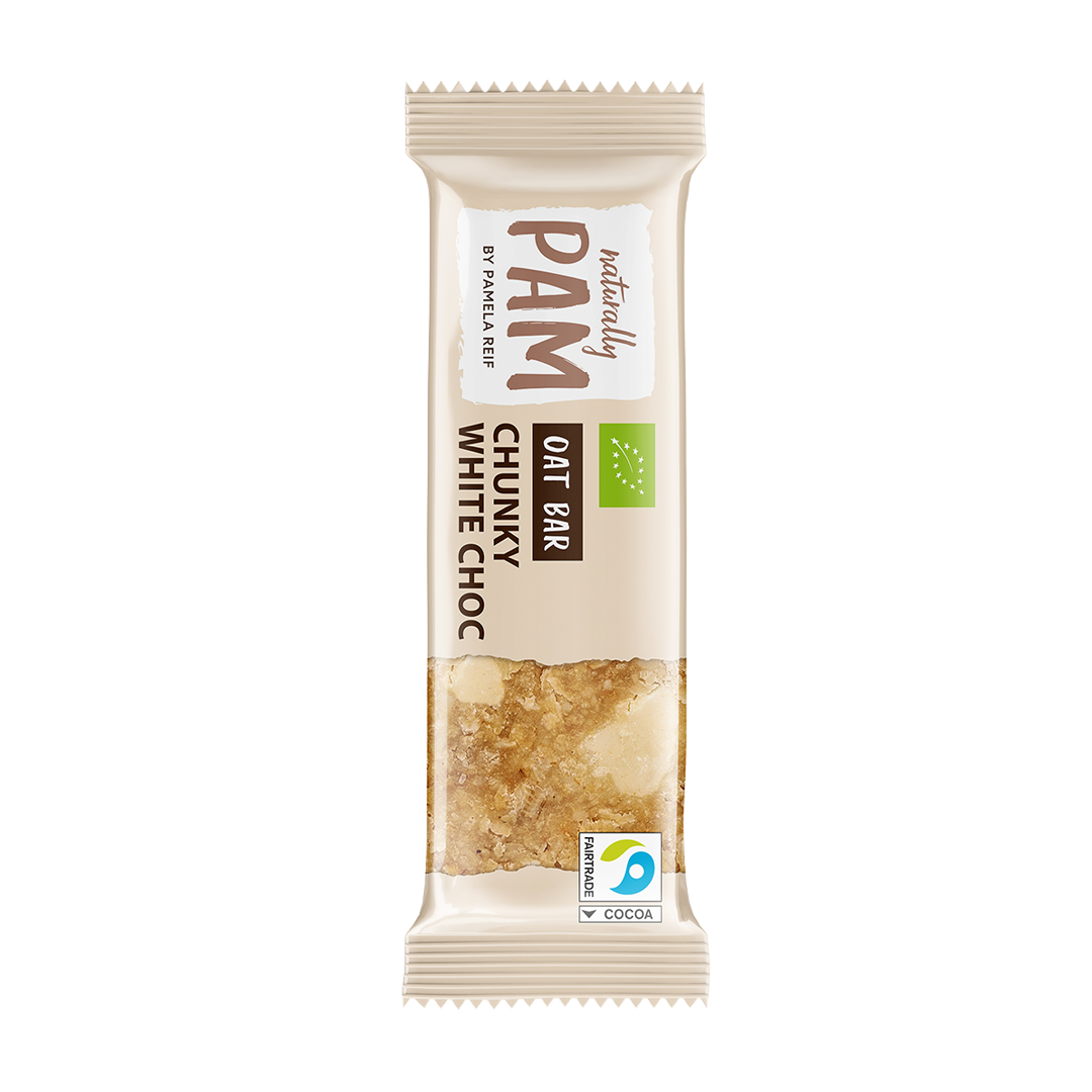 Naturally Pam Oat Bar Chunky White Choc