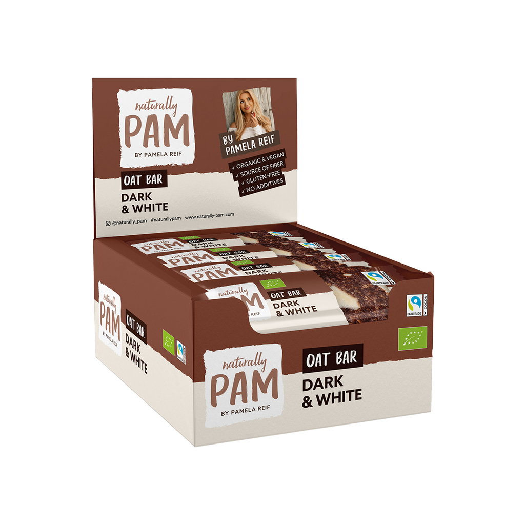 Naturally Pam Oat Bar Dark & White