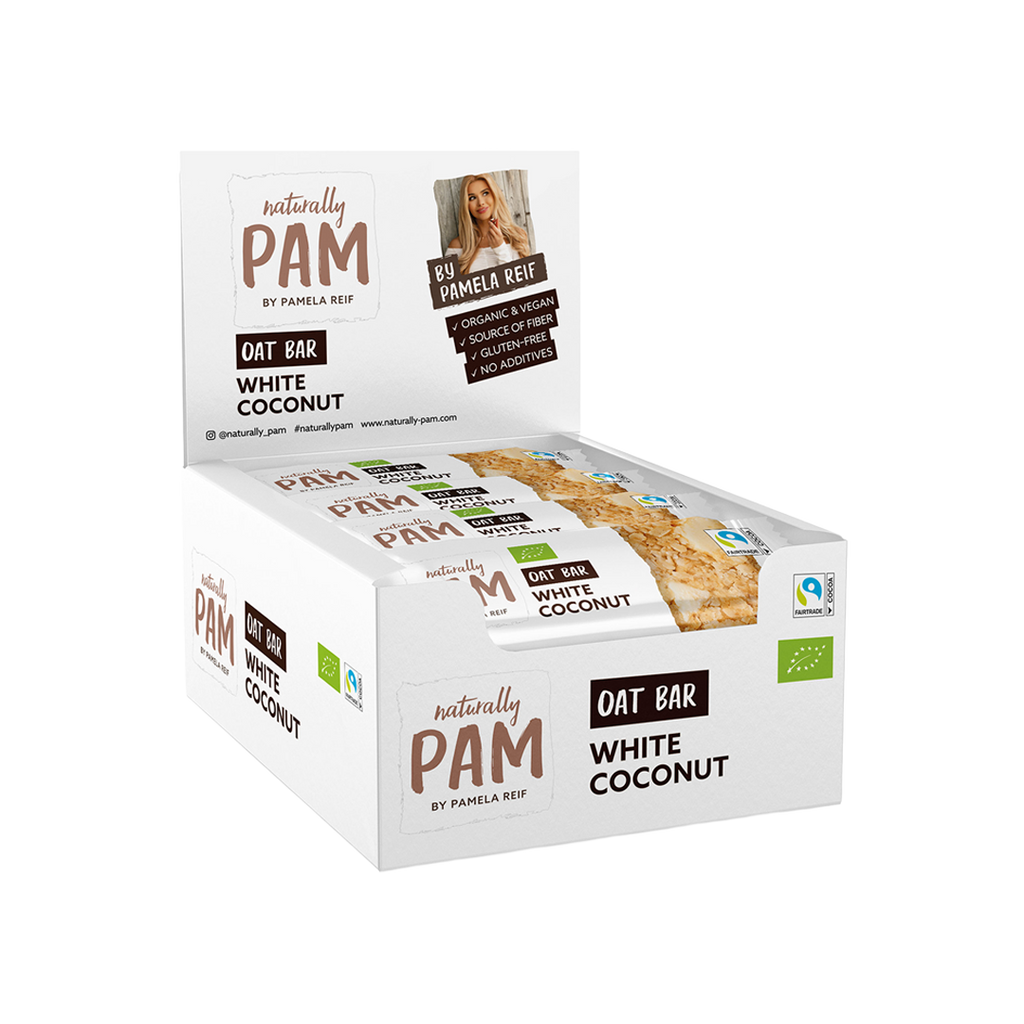 Naturally Pam Oat Bar White Coconut