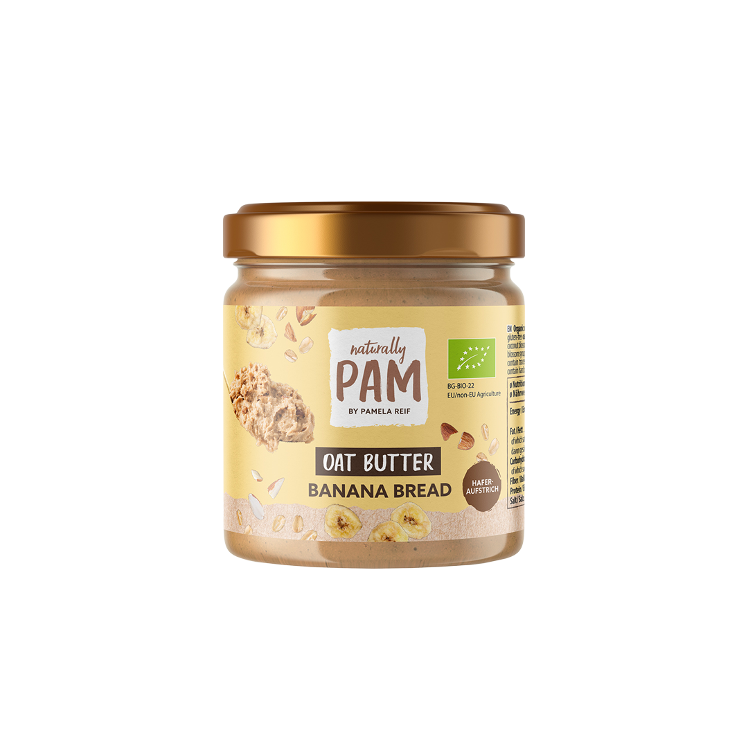 Naturally Pam Oat Butter Banana Bread