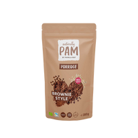 Naturally Pam Porridge Brownie Style